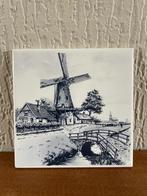 brocante, tegeltje vrijstaand met molen, Antiek en Kunst, Ophalen of Verzenden