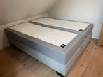 Boxspring 160x200, Huis en Inrichting, Ophalen, Wit, Tweepersoons, Zo goed als nieuw