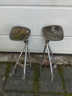 Caravan spiegels voor op een oldtimer, Ophalen
