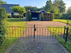Mooie smeedijzeren poort, Tuin en Terras, Tuinhekken en Hekwerk, Ophalen, Gebruikt, IJzer, Sierhekwerk