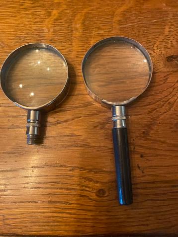 Antieke Verwisselbare Vergrootglazen beschikbaar voor biedingen