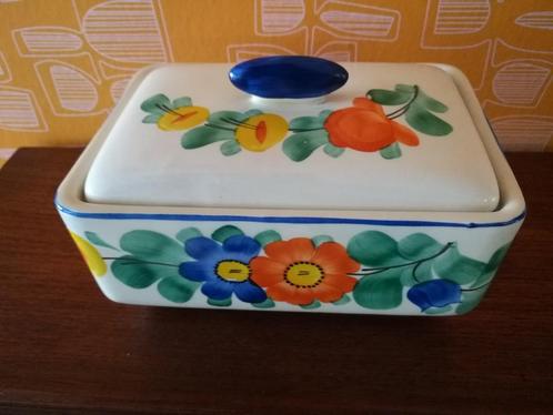 grote keramiek vintage dekseldoos, Antiek en Kunst, Curiosa en Brocante, Ophalen of Verzenden
