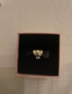 Pandora bedel hondje met botje, Ophalen of Verzenden, Nieuw, Zilver, Pandora