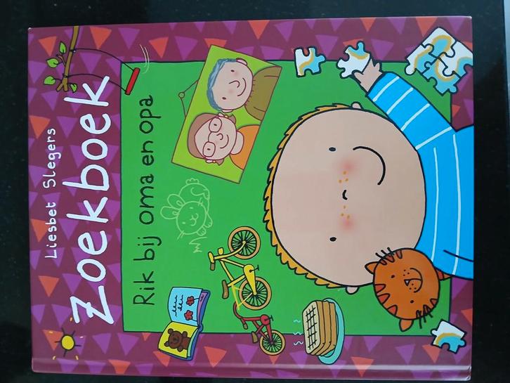 Liesbet Slegers - Rik bij oma en opa, Boeken, Kinderboeken | Kleuters, Zo goed als nieuw, Fictie algemeen, Ophalen of Verzenden