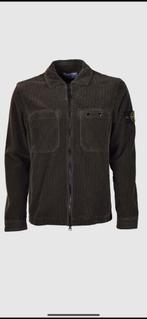 Stone island corduroy rib overshirt, Kleding | Heren, Maat 52/54 (L), Zwart, Nieuw, Ophalen of Verzenden