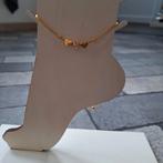 enkelbandje goud kleurig, Sieraden, Tassen en Uiterlijk, Enkelbandjes en Enkelkettinkjes, Ophalen of Verzenden, Nieuw, Overige materialen