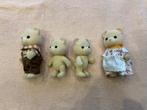 Sylvanian families set 5059 bear family familie beer 4 stuks, Ophalen of Verzenden, Zo goed als nieuw