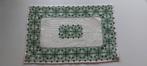 Geborduurde, brocante placemat/kleedje, Antiek en Kunst, Ophalen of Verzenden