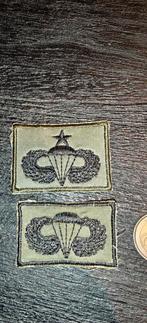 2 jump wings patches, Verzamelen, Ophalen of Verzenden, Landmacht, Nederland, Embleem of Badge