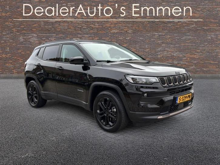 Jeep Compass 4xe 240 Plug-in Hybrid LEDER NAVI LMV 18" 2023!, Auto's, Jeep, Bedrijf, Te koop, Compass, 360° camera, 4x4, ABS, Achteruitrijcamera