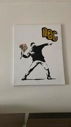 Acrylverf op doek Banksy NAC, Verzenden