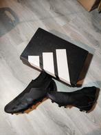(EU 46) Zwarte Adidas Predator '19 Laceless Scale FG Voetbal, Ophalen of Verzenden, Gebruikt, Schoenen