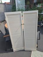 Louvre Deuren - Set van 2 incl deurknopjes&scharnieren, Doe-het-zelf en Verbouw, Deuren en Horren, Ophalen, Gebruikt, Minder dan 80 cm