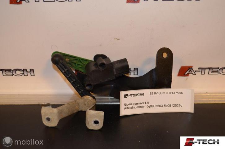 Niveausensor LA Audi A3 8V 13-18 5q0907503 5q0512521g m207, Auto-onderdelen, Verlichting, Audi, Gebruikt, Ophalen of Verzenden