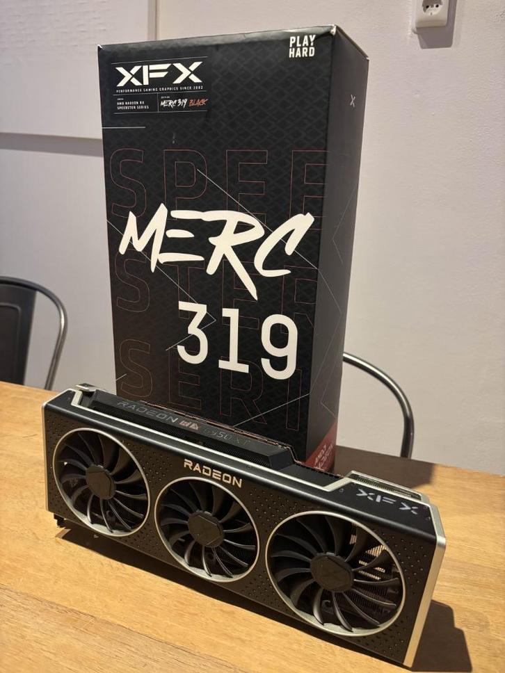 XFX Speedster MERC 319 AMD Radeon RX 6950 XT, Computers en Software, Videokaarten, Zo goed als nieuw, AMD, PCI-Express 4.0, GDDR6