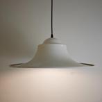 Vintage metalen hanglamp wit, Vintage, Ophalen of Verzenden, Zo goed als nieuw, Metaal