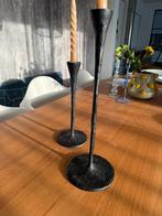 Pomax kandelaars, Gebruikt, 25 tot 50 cm, Zwart, Ophalen of Verzenden