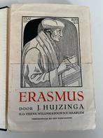 Oud boek Erasmus door J. Huizinga, Verzenden, Gelezen, Nederland