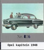 P16 verzamelplaatje nr 26 opel kapitein ---- 1948, Gebruikt, Ophalen of Verzenden
