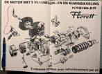 Poster met Kreidler Florett 5v, Verzenden, Zo goed als nieuw, Motoren