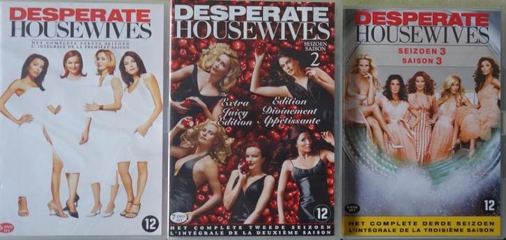 Desperate Housewives seizoenen 1, 2 en 3, Cd's en Dvd's, Dvd's | Tv en Series, Gebruikt, Drama, Boxset, Vanaf 12 jaar, Ophalen of Verzenden