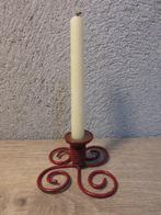 Vintage metalen draad kandelaar, Huis en Inrichting, Woonaccessoires | Kandelaars en Kaarsen, Overige materialen, Gebruikt, Ophalen of Verzenden