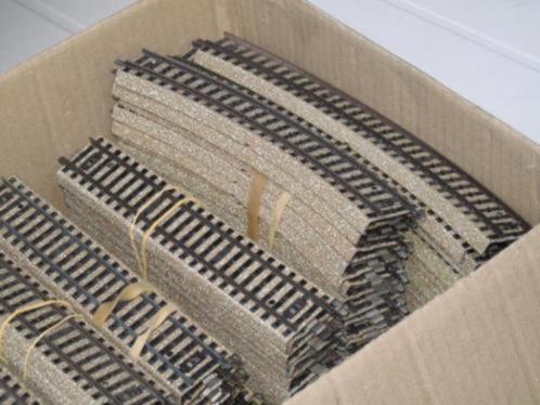Marklin M-rail pakket 50 x 5106 ,24 x 5100 en 12 x 5200, Hobby en Vrije tijd, Modeltreinen | H0, Zo goed als nieuw, Rails, Wisselstroom