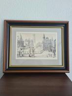 Rik Axe Brugge Litho (24/300) - Origineel & Gesigneerd, Antiek en Kunst, Kunst | Litho's en Zeefdrukken, Ophalen of Verzenden