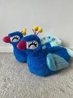 Pauwen pantoffels, 1 size. Fluffy knuffel festival verkleed, Pantoffels of Sloffen, Verzenden, Blauw, Merkloos