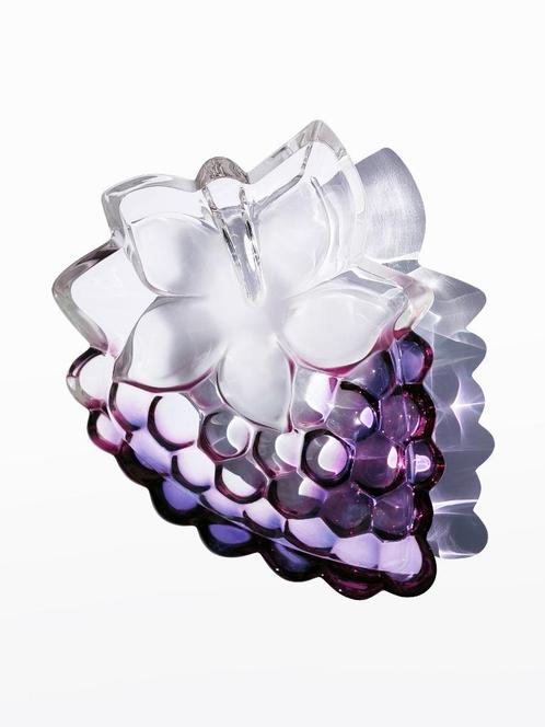 Schaaltje druiven, Walther glas Duitsland, paars, Antiek en Kunst, Antiek | Glas en Kristal, Verzenden