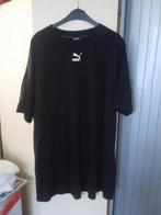 Zwarte katoenen oversized Puma shirt (S), Zwart, Zo goed als nieuw, Korte mouw, Maat 36 (S)