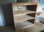 Steigerhouten half hoge kast, Huis en Inrichting, Kasten | Overige, Ophalen, Gebruikt