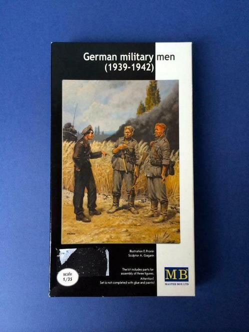 MASTERBOX 3510 German Military Men (1939-1942) 1/35, Hobby en Vrije tijd, Modelbouw | Figuren en Diorama's, Nieuw, 1:35 tot 1:50