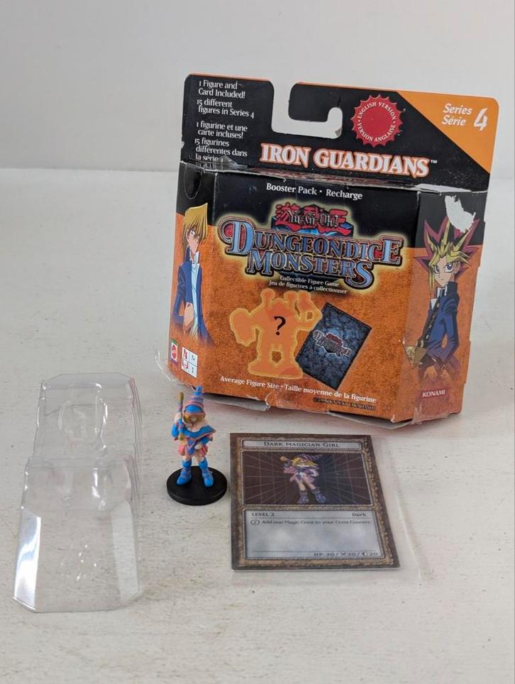 Yu-Gi-Oh! Dungeon Dice Monsters Dark Magician Girl met Kaart, Verzamelen, Poppetjes en Figuurtjes, Zo goed als nieuw, Ophalen of Verzenden