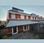 Mooie zonnescherm 5.50 x 300 antraciet, Tuin en Terras, Zonneschermen, Ophalen, Zo goed als nieuw, Knikarmscherm