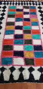 Handgeknoopt Berber vloerkleed wol hoogpolig 235x158cm, Ophalen of Verzenden, Zo goed als nieuw