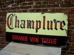 Emaille Reclamebord Champlure, Ophalen of Verzenden, Gebruikt, Reclamebord
