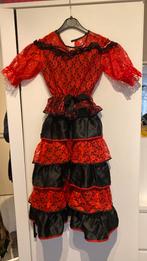 Spaanse jurk maat 110-116, Ophalen of Verzenden, Zo goed als nieuw, 110 t/m 116, Meisje