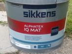 dichte pot sikkens alphatex iq mat gamma 9,3  liter verf, Doe-het-zelf en Verbouw, Verf, Beits en Lak, Ophalen of Verzenden, Nieuw