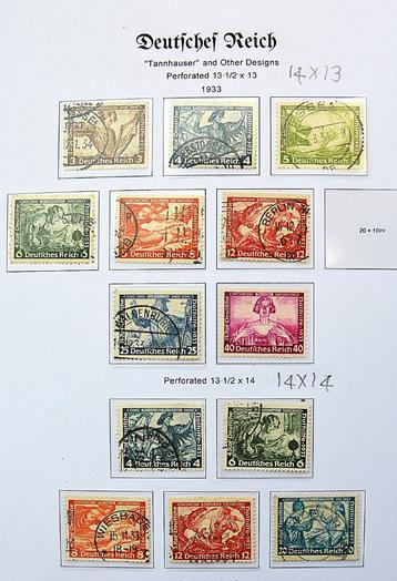 Duitsland Derde Rijk - gevorderde verzameling veel pf beschikbaar voor biedingen