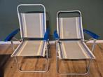 2 kampeerstoelen met verstelbare rugleuning., Caravans en Kamperen, Kampeermeubelen, Ophalen, Gebruikt, Campingstoel
