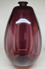 Chris Lebeau Glasfabriek Leerdam paarse Kalebas vaas 1924., Ophalen of Verzenden