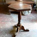 WIJNTAFEL Bijzettafel Salontafel tafel antiek Tafeltje WT4, Ophalen of Verzenden