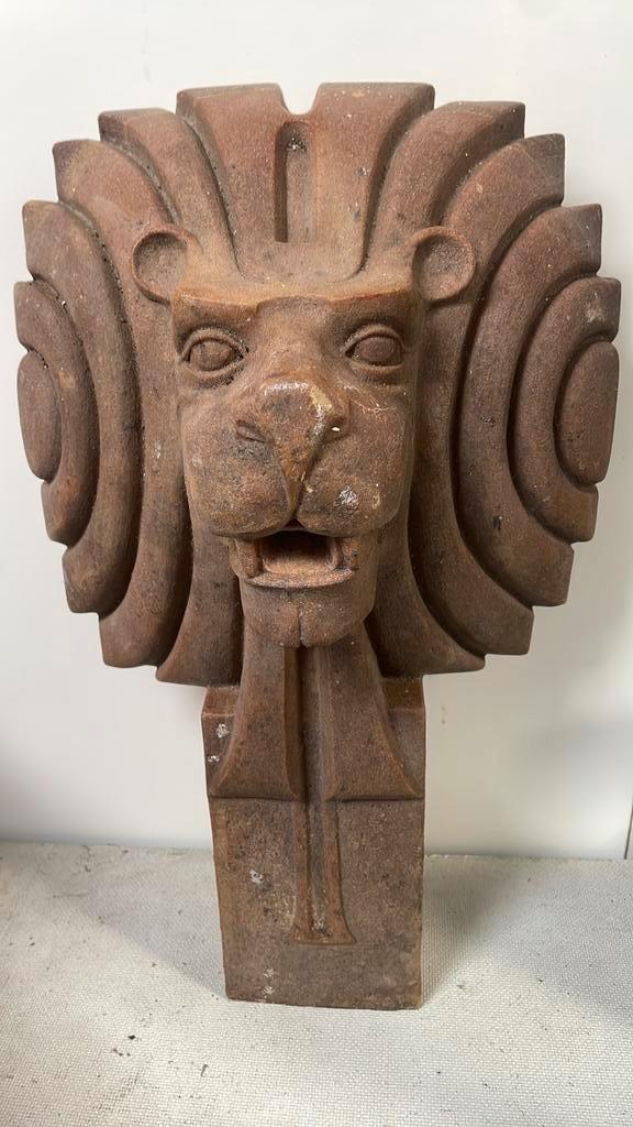 Fraai gestileerd art deco beeld leeuw, Antiek en Kunst, Kunst | Beelden en Houtsnijwerken, Ophalen of Verzenden