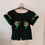 Vintage jaren 40 topje met borduurwerk ,voor kind of mt.34, Ophalen of Verzenden, Gebruikt, Vintage, Meisje