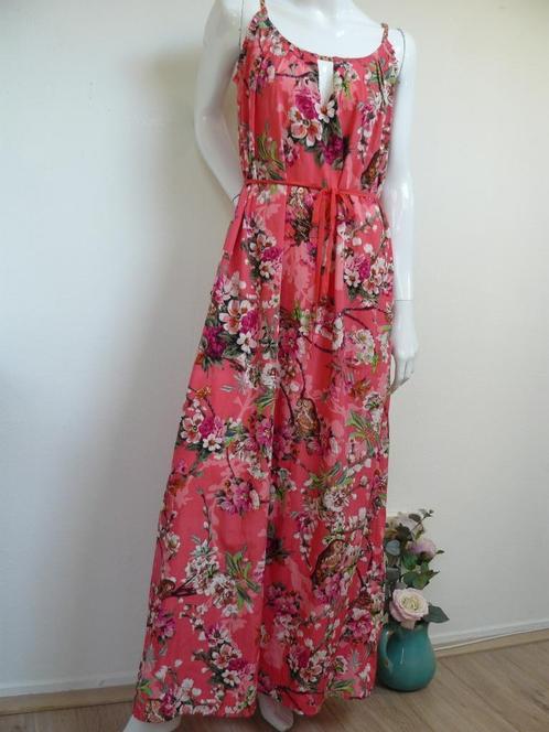 NIZA Maxi jurk roze maat 38 zga NIEUW bloemen uiltjes rozen, Kleding | Dames, Jurken, Zo goed als nieuw, Maat 38/40 (M), Roze