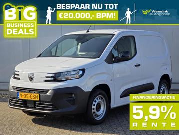 Peugeot Partner 1.5 HDi 100pk L1 1000kg | 3-zits | Navigatie beschikbaar voor biedingen
