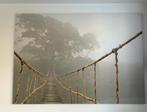 Canvas hangbrug jungle reis Ikea, Huis en Inrichting, Woonaccessoires | Schilderijen, Tekeningen en Foto's, Ophalen