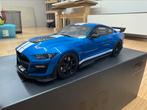 Gt Spirit Ford Mustang Shelby GT500 2020 1:18 blue nieuw, Ophalen of Verzenden, Zo goed als nieuw, Overige merken