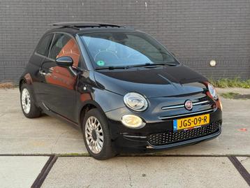 Fiat 500 Star 1.2 Automaat 69PK 2020 Zwart Pano Navi Led beschikbaar voor biedingen